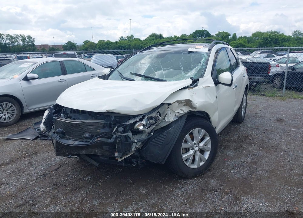 2014 NISSAN MURANO SL VIN: JN8AZ1MU4EW409284