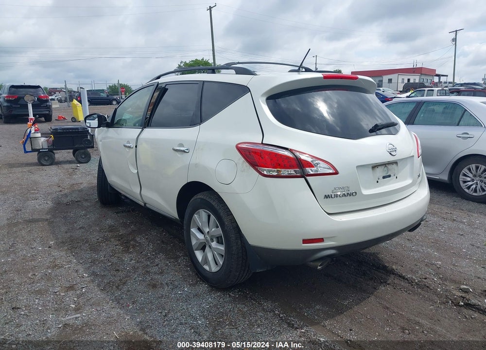 2014 NISSAN MURANO SL VIN: JN8AZ1MU4EW409284
