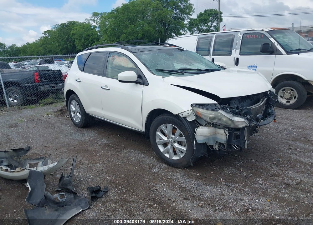 2014 NISSAN MURANO SL VIN: JN8AZ1MU4EW409284