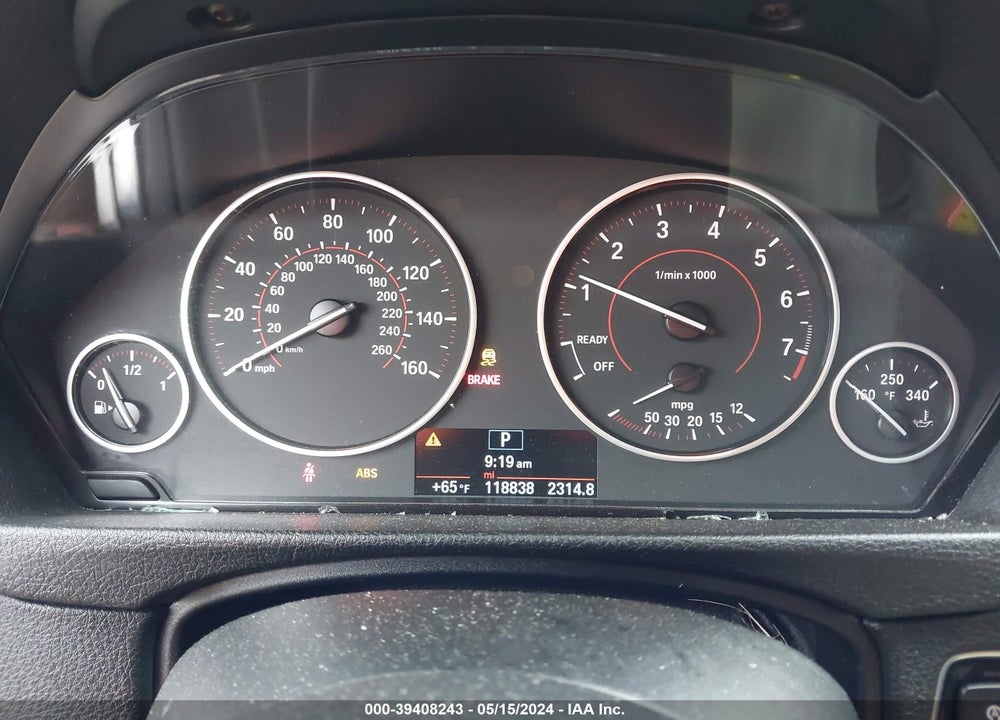 2015 BMW 328I VIN: WBA3A5C5XFF609470