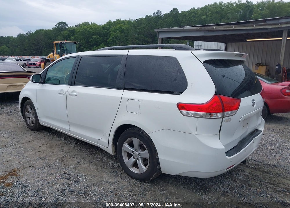 2012 TOYOTA SIENNA LE V6 8 PASSENGER VIN: 5TDKK3DC8CS190706