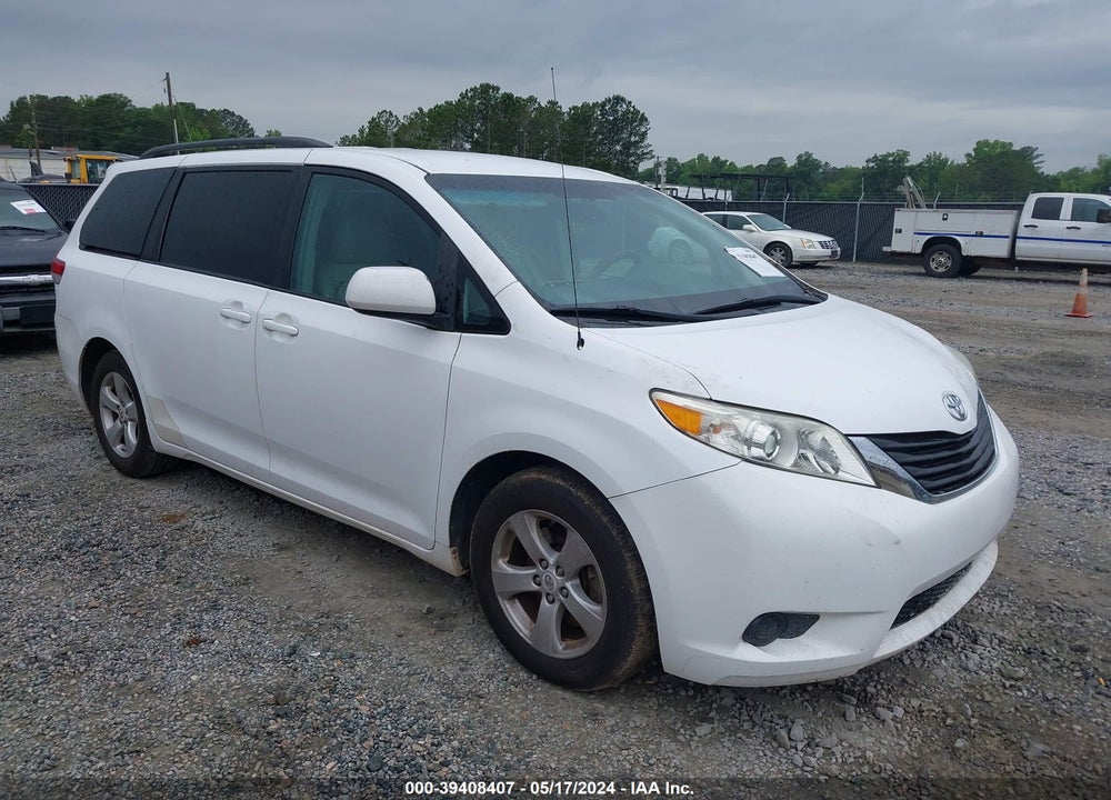 2012 TOYOTA SIENNA LE V6 8 PASSENGER VIN: 5TDKK3DC8CS190706