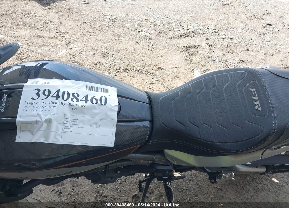 2023 INDIAN MOTORCYCLE CO. FTR R CARBON VIN: 56KRZR221P3009129