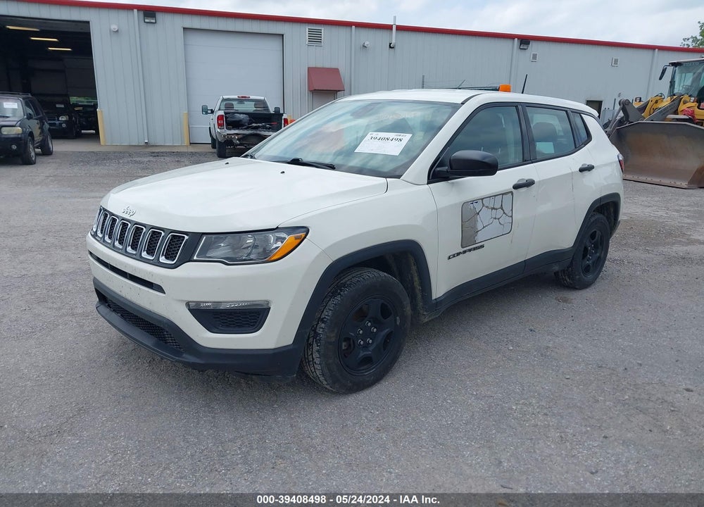 2018 JEEP COMPASS SPORT FWD VIN: 3C4NJCAB7JT151684