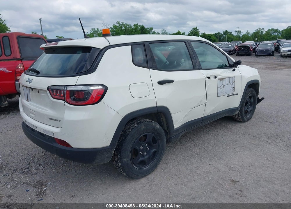 2018 JEEP COMPASS SPORT FWD VIN: 3C4NJCAB7JT151684