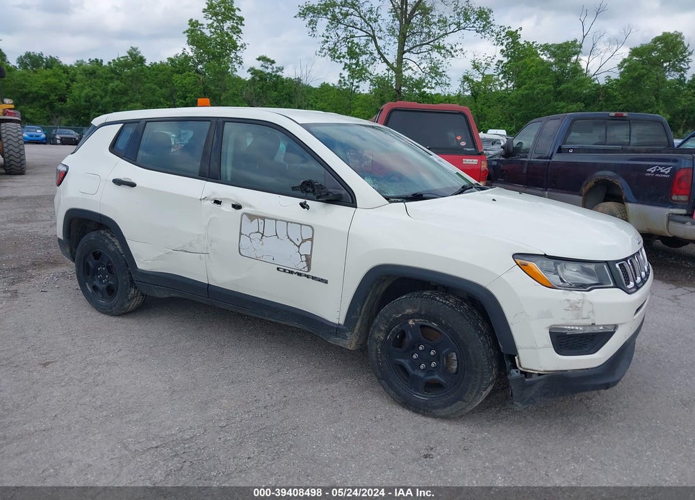 2018 JEEP COMPASS SPORT FWD VIN: 3C4NJCAB7JT151684