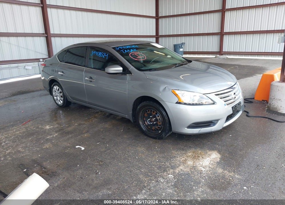 2014 NISSAN SENTRA SV VIN: 3N1AB7AP7EY284956