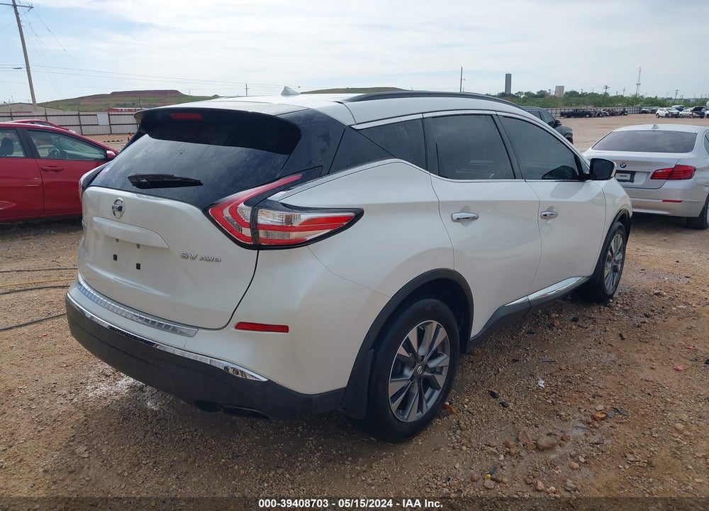 2015 NISSAN MURANO VIN: 5N1AZ2MHXFN227516