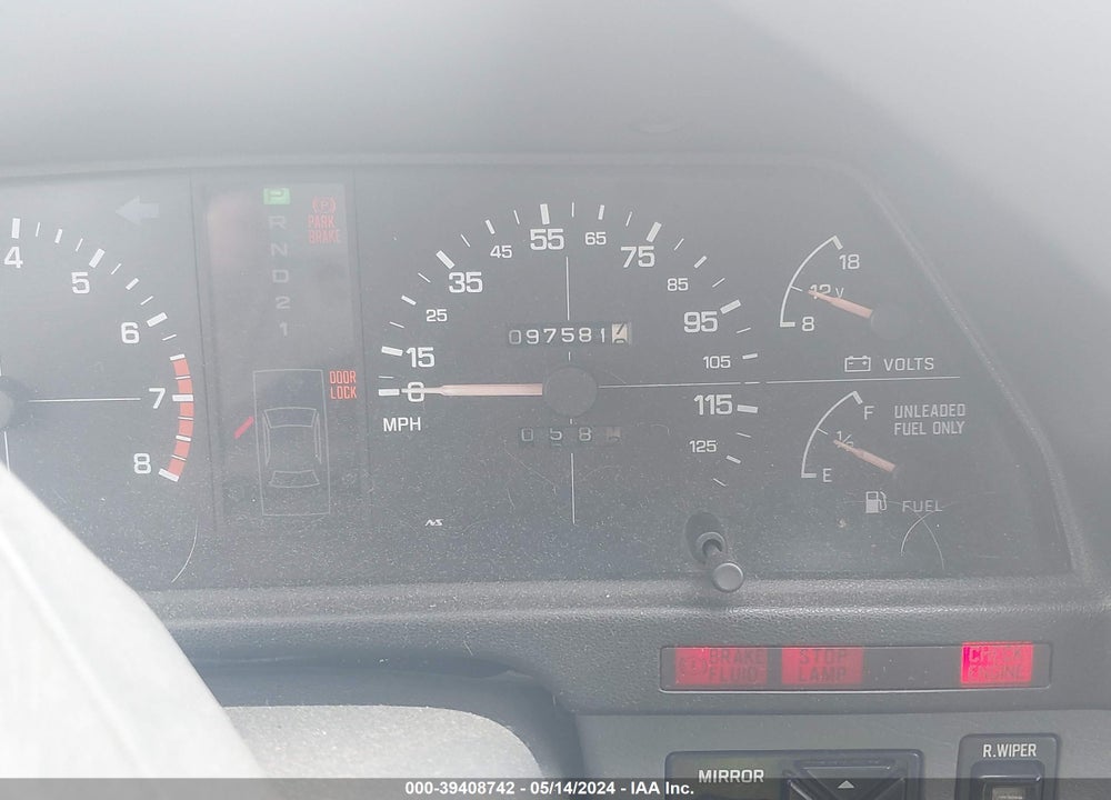 1988 SUBARU GL 4WD VIN: JF2AN53B8JF425126