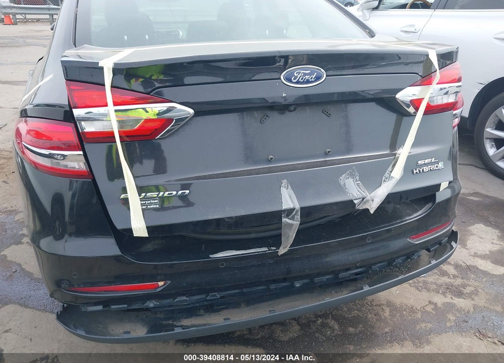 2019 FORD FUSION HYBRID SEL VIN: 3FA6P0MU4KR182572