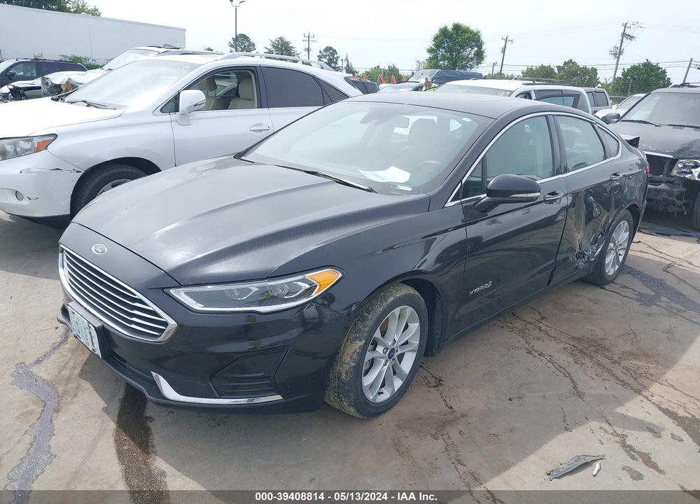 2019 FORD FUSION HYBRID SEL VIN: 3FA6P0MU4KR182572
