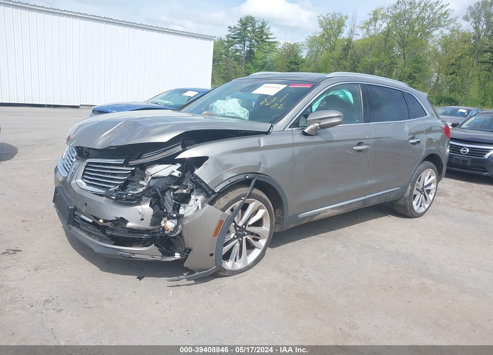 2016 LINCOLN MKX RESERVE VIN: 2LMTJ8LR7GBL83317