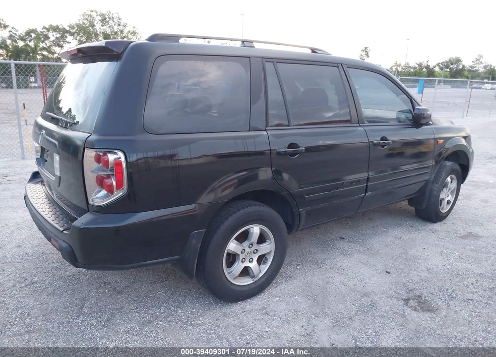2008 HONDA PILOT EX-L VIN: 5FNYF28578B006422