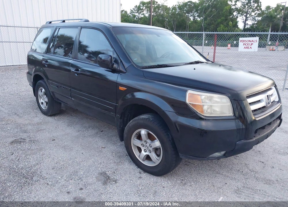 2008 HONDA PILOT EX-L VIN: 5FNYF28578B006422