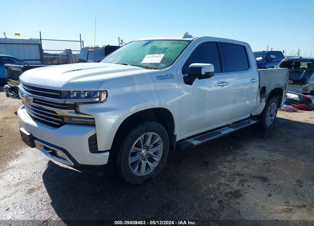 2020 CHEVROLET SILVERADO 1500 4WD SHORT BED HIGH COUNTRY VIN: 3GCUYHEL5LG370632