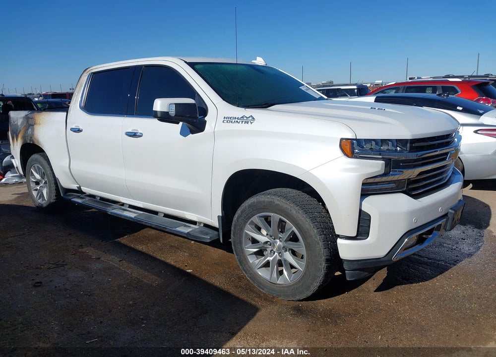 2020 CHEVROLET SILVERADO 1500 4WD SHORT BED HIGH COUNTRY VIN: 3GCUYHEL5LG370632