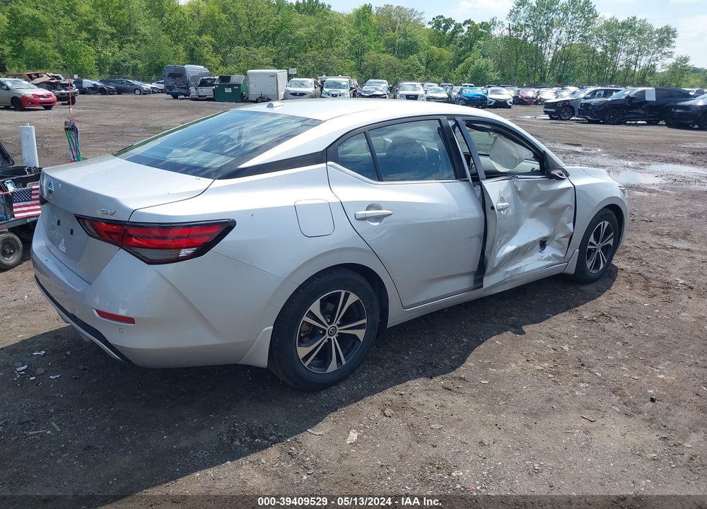 2022 NISSAN SENTRA SV XTRONIC CVT VIN: 3N1AB8CV7NY238285