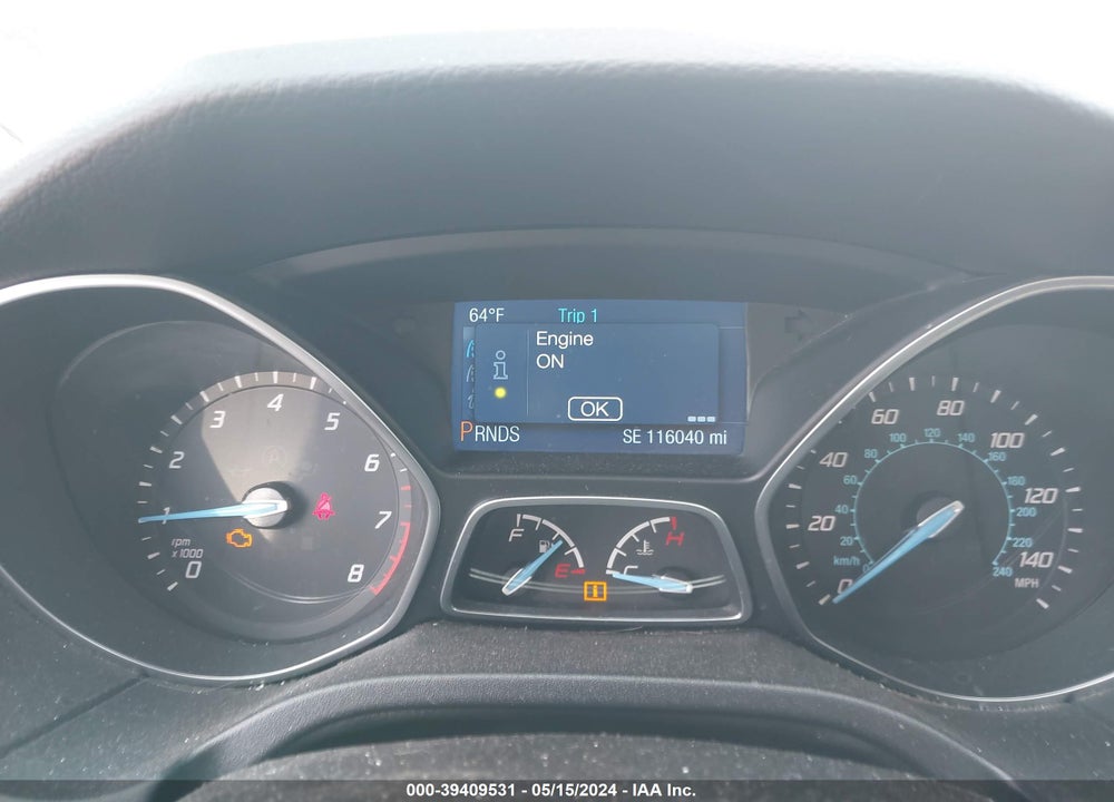 2014 FORD FOCUS VIN: 1FADP3F24EL319114