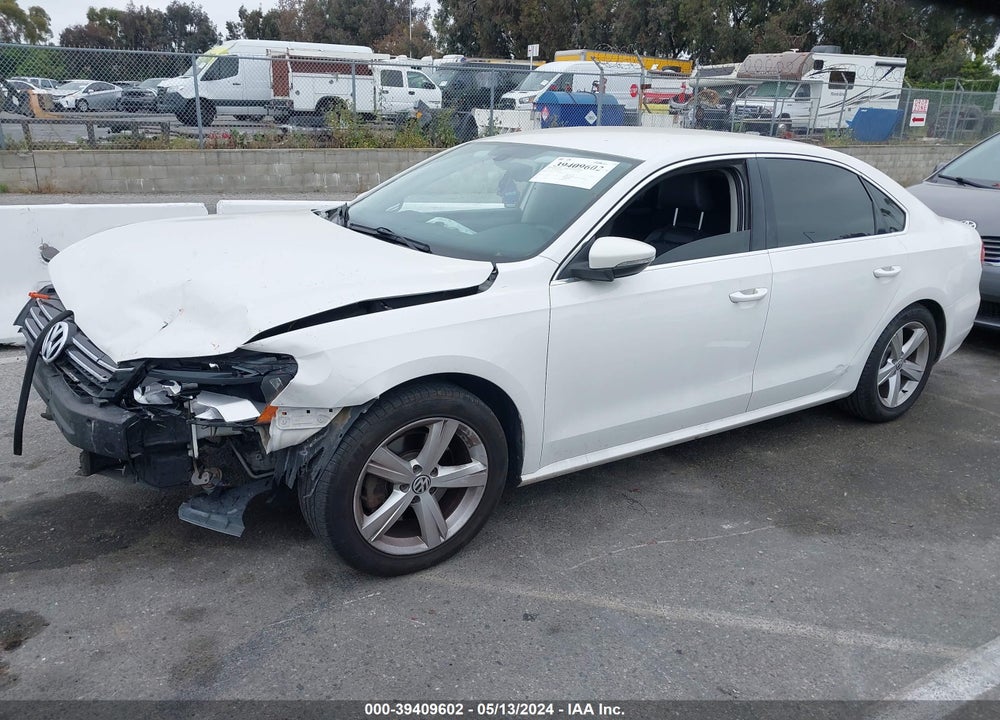 2012 VOLKSWAGEN PASSAT 2.5L SE VIN: 1VWBH7A3XCC094195