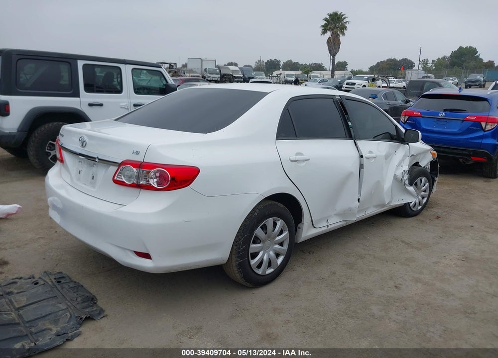 2011 TOYOTA COROLLA LE VIN: 2T1BU4EE0BC541390