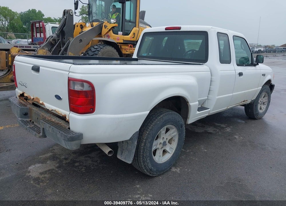 2004 FORD RANGER XLT VIN: 1FTYR15E54PB26094