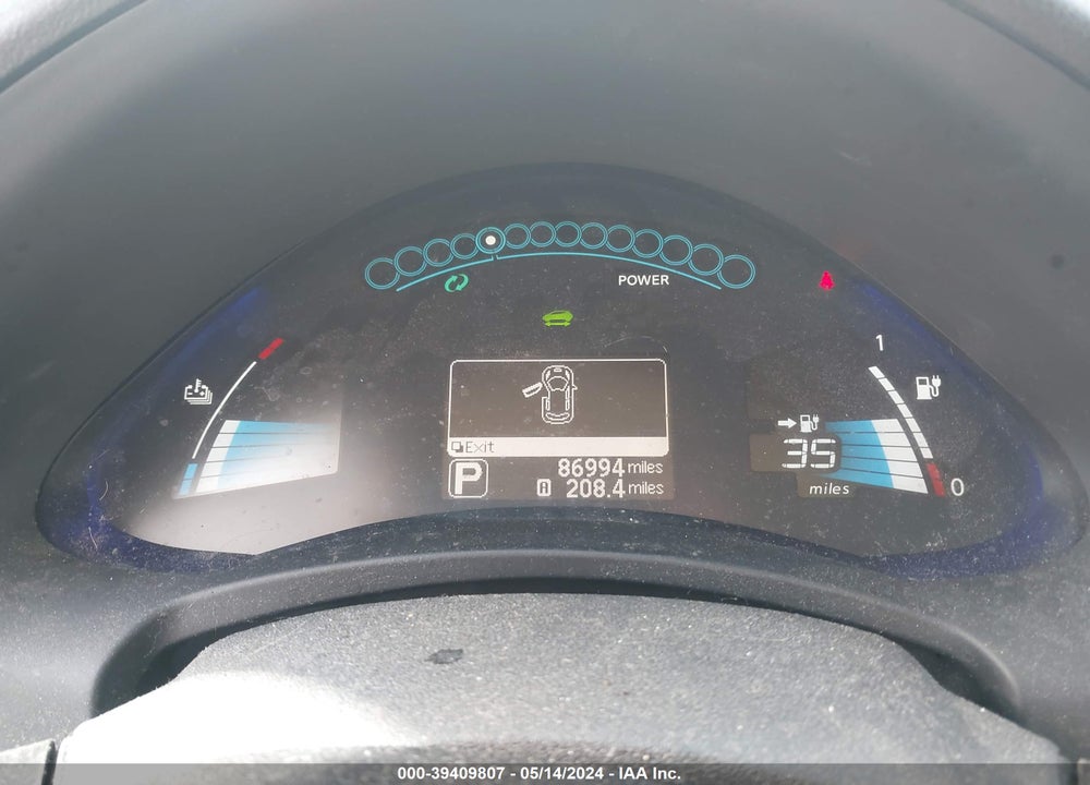 2016 NISSAN LEAF SV VIN: 1N4BZ0CP6GC314323