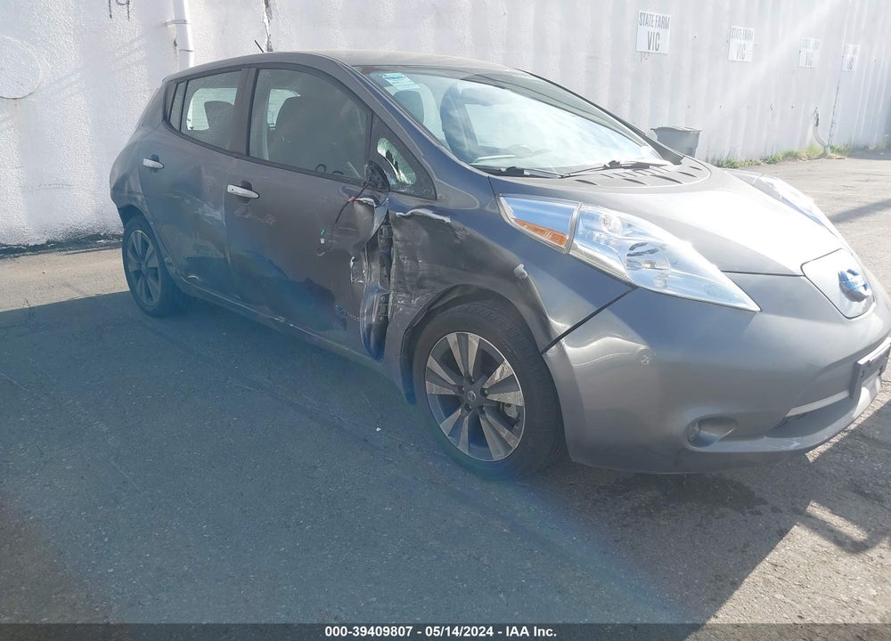 2016 NISSAN LEAF SV VIN: 1N4BZ0CP6GC314323