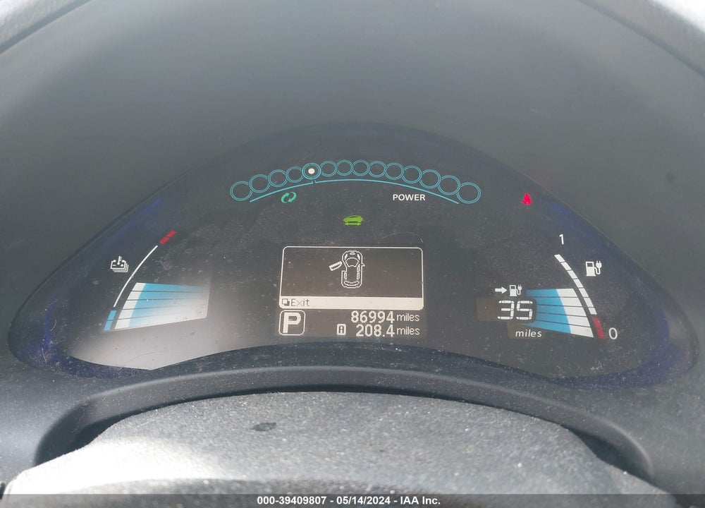 2016 NISSAN LEAF SV VIN: 1N4BZ0CP6GC314323