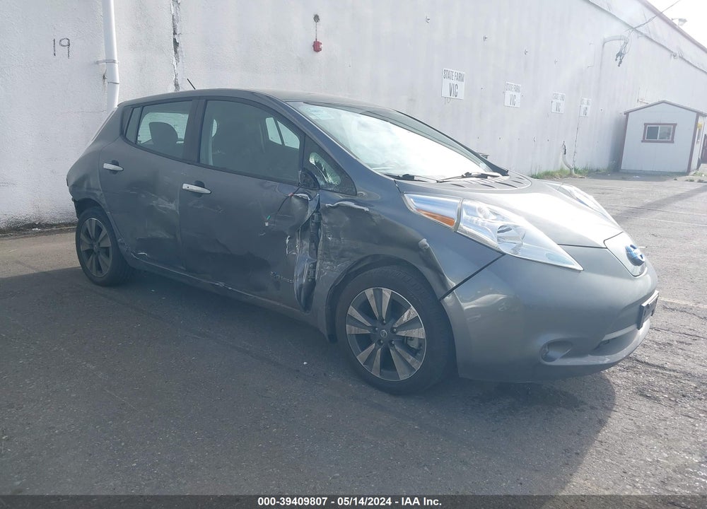 2016 NISSAN LEAF SV VIN: 1N4BZ0CP6GC314323