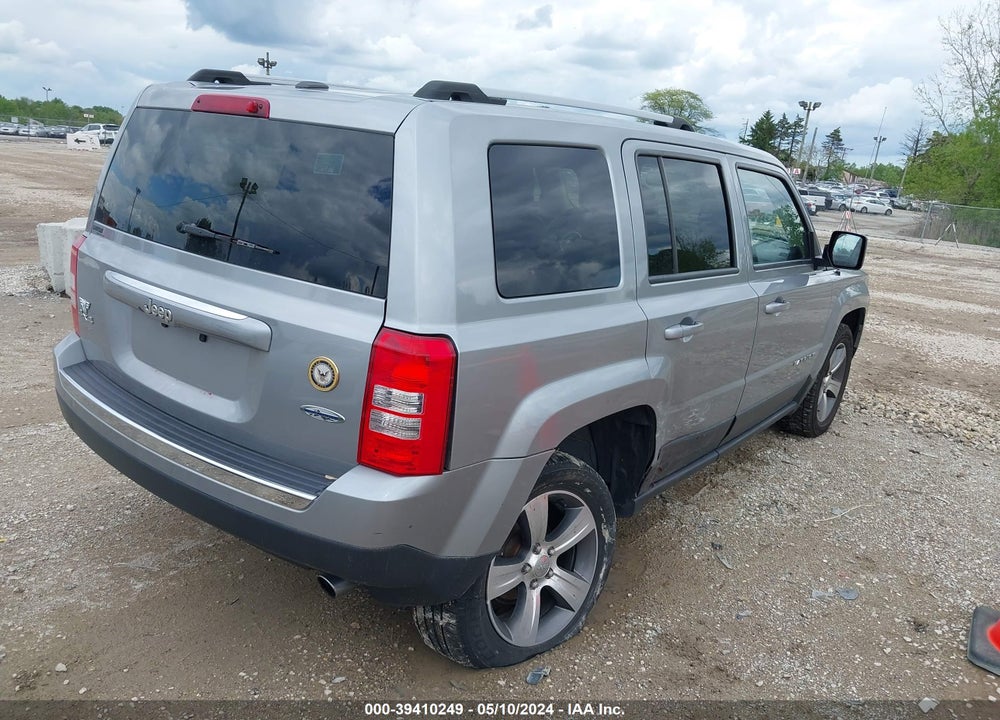 2016 JEEP PATRIOT HIGH ALTITUDE EDITION VIN: 1C4NJRFB8GD707981