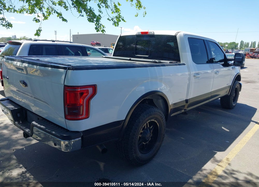 2017 FORD F-150 LARIAT VIN: 1FTFW1EG6HKC19677