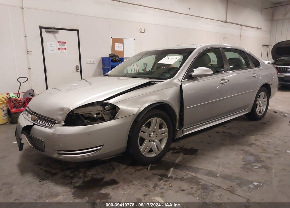 2012 CHEVROLET IMPALA LT VIN: 2G1WG5E3XC1333846
