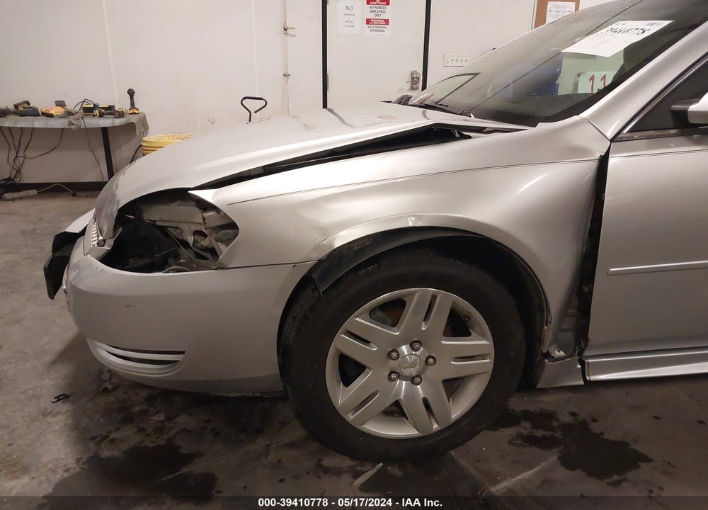 2012 CHEVROLET IMPALA LT VIN: 2G1WG5E3XC1333846