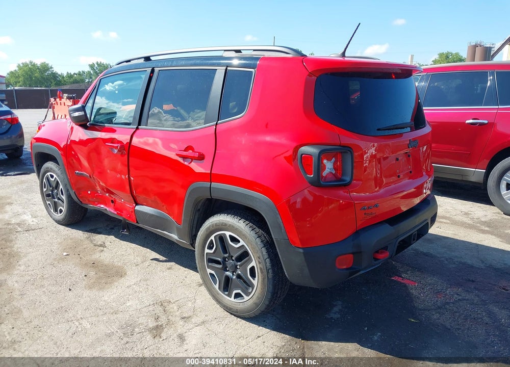 2017 JEEP RENEGADE TRAILHAWK 4X4 VIN: ZACCJBCB7HPF70912
