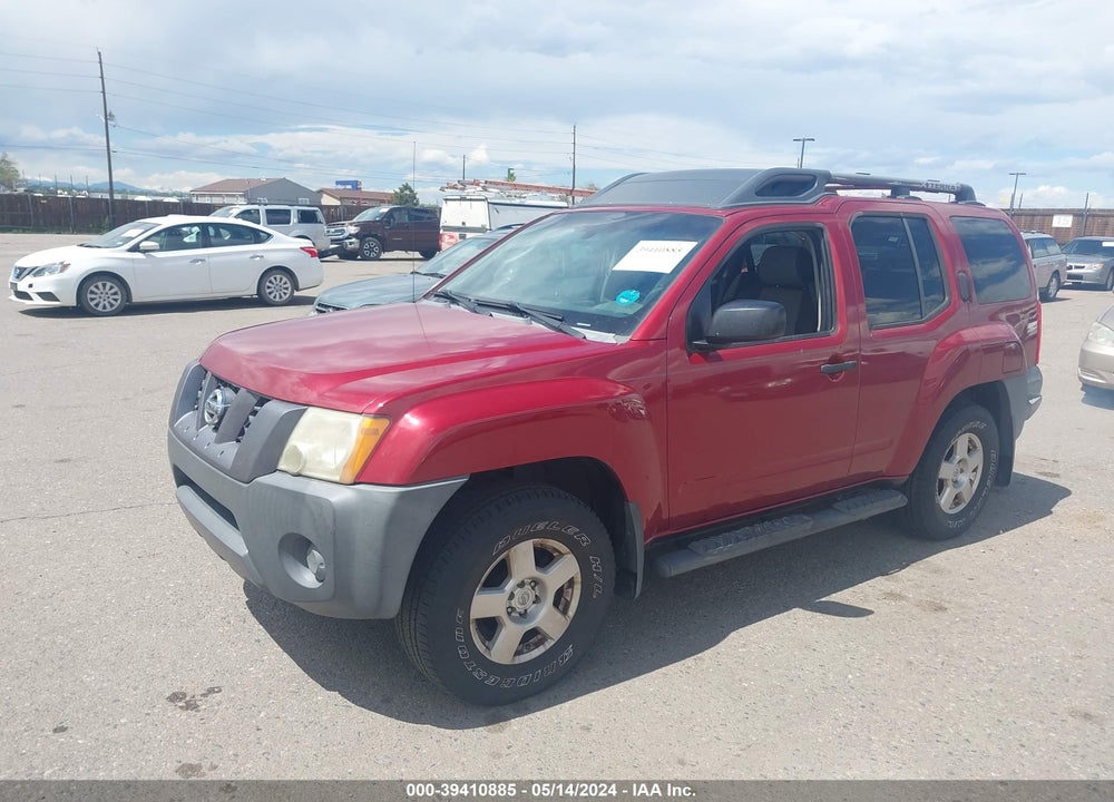 2008 NISSAN XTERRA S VIN: 5N1AN08U88C515377