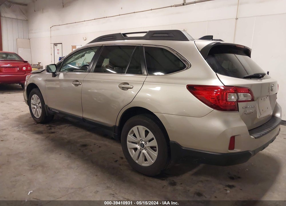 2016 SUBARU OUTBACK 2.5I PREMIUM VIN: 4S4BSBFC7G3314376