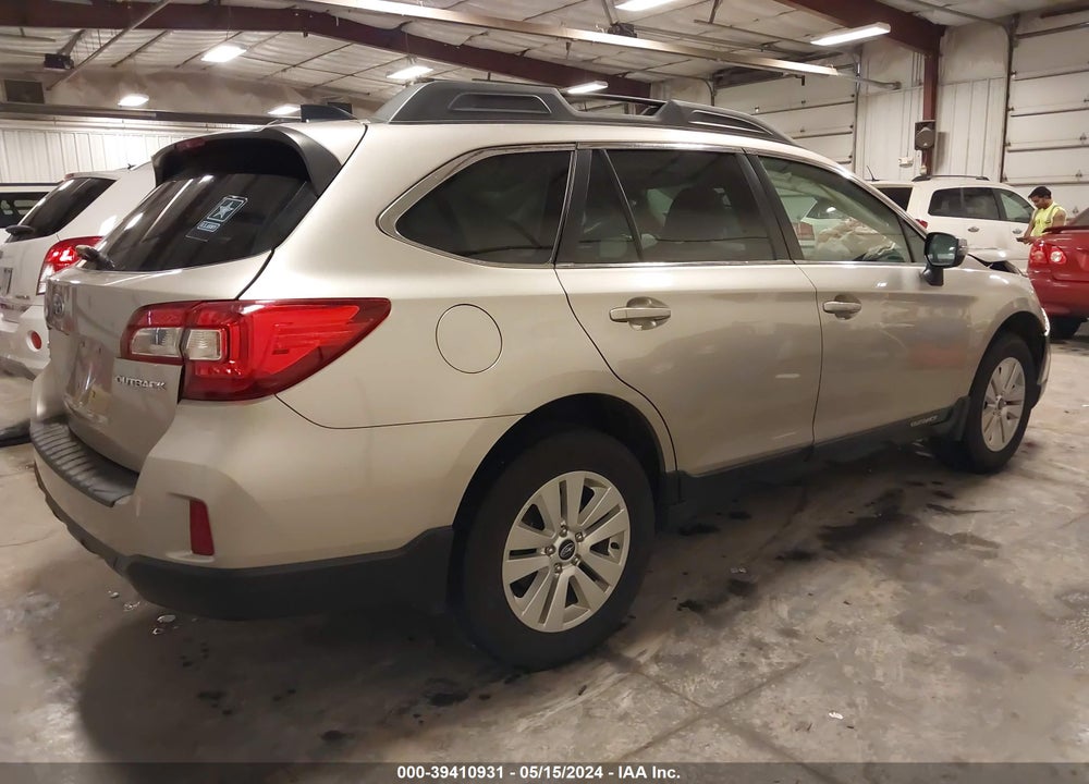 2016 SUBARU OUTBACK 2.5I PREMIUM VIN: 4S4BSBFC7G3314376