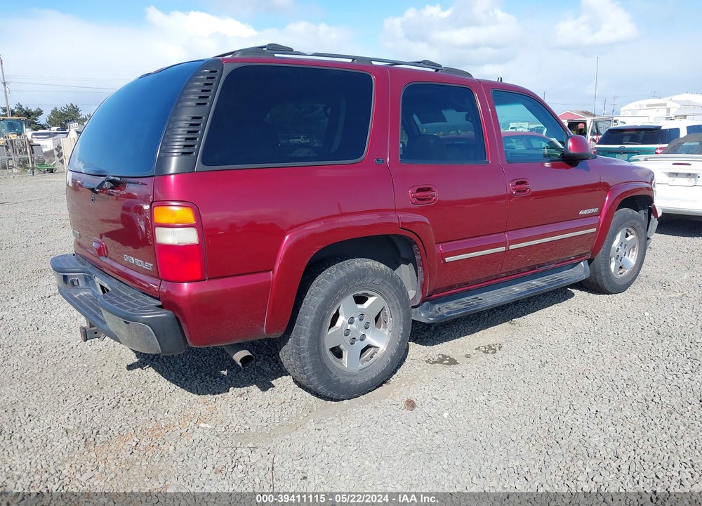 2003 CHEVROLET TAHOE LT VIN: 1GNEK13T93R128286