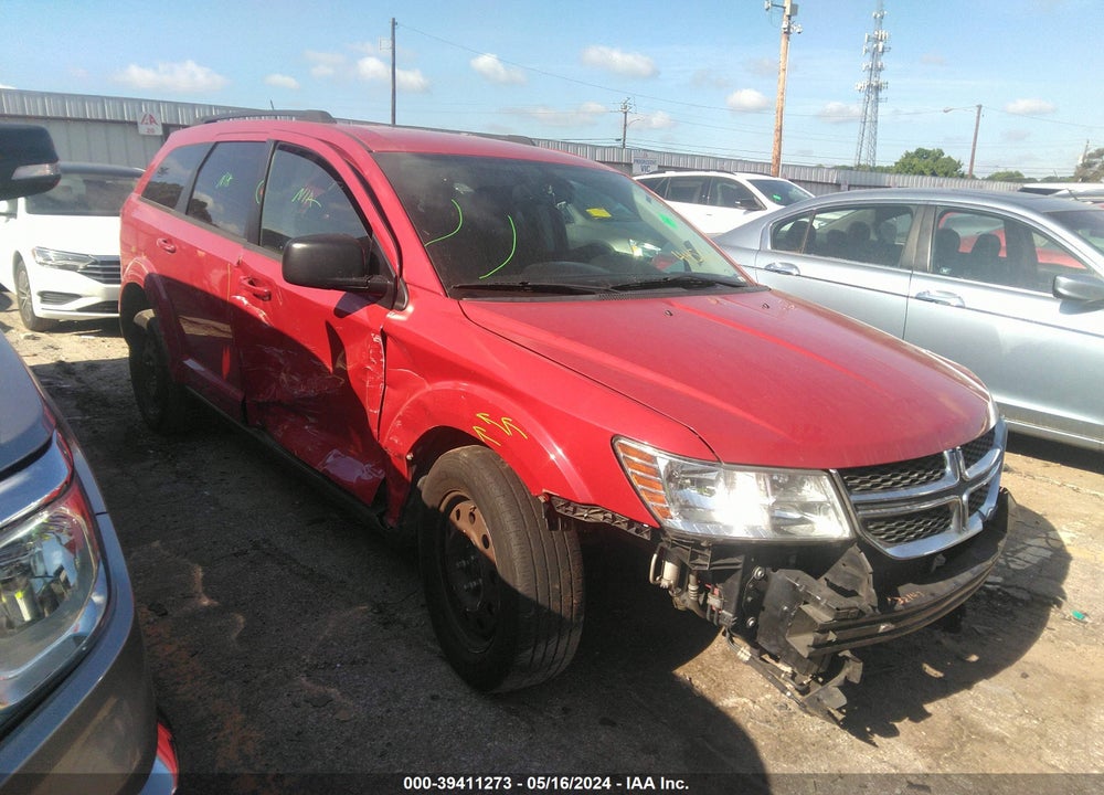 2018 DODGE JOURNEY SE VIN: 3C4PDCAB0JT445010