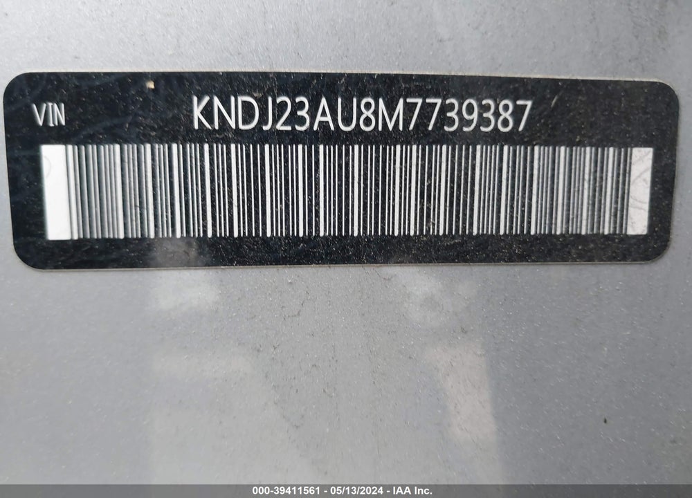 2021 KIA SOUL LX VIN: KNDJ23AU8M7739387