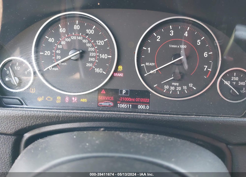 2015 BMW 328I GRAN TURISMO VIN: WBA3X5C52FD560100