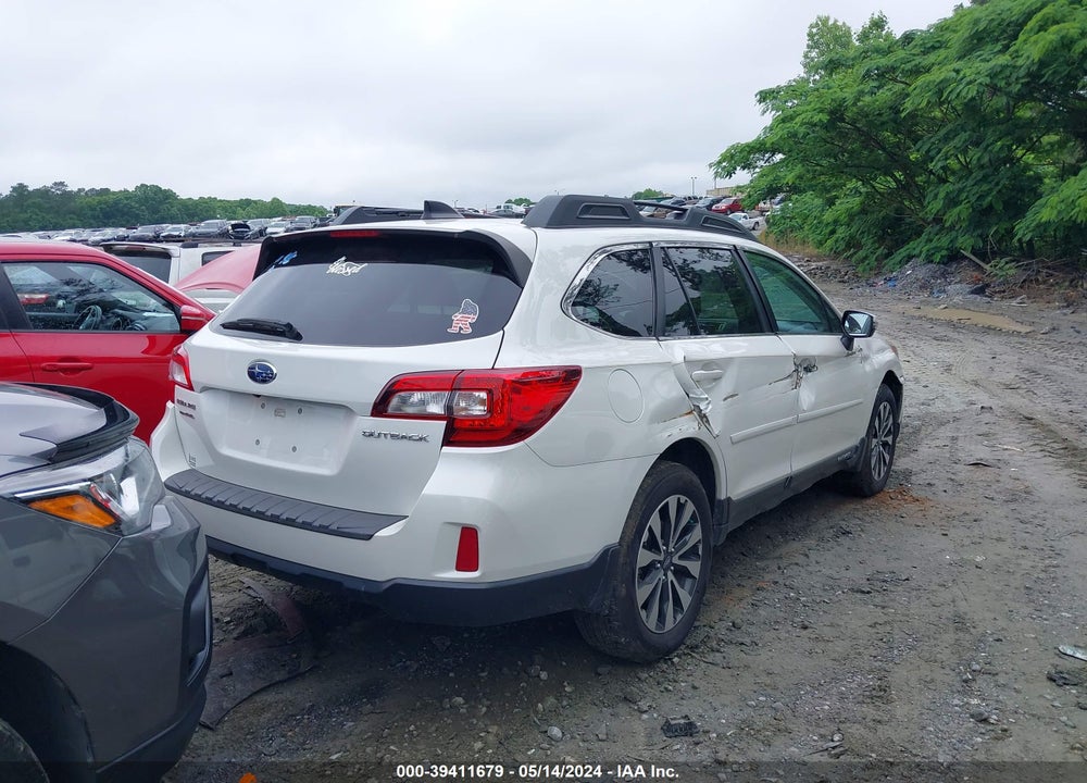 2016 SUBARU OUTBACK 2.5I LIMITED VIN: 4S4BSBLCXG3290823