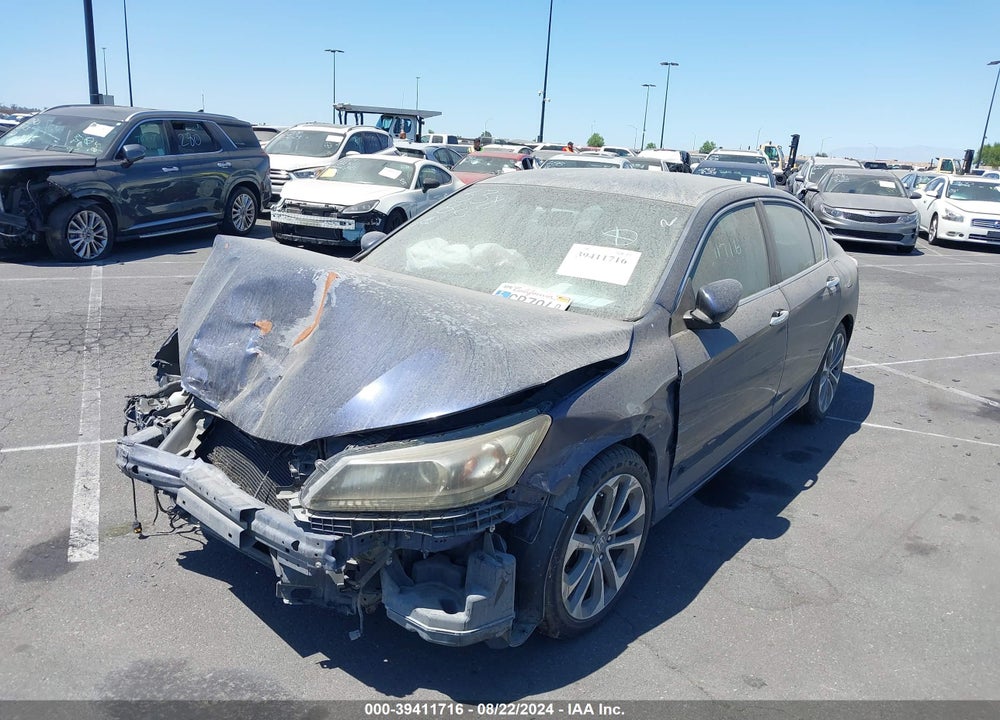 2013 HONDA ACCORD SPORT VIN: 1HGCR2F57DA141859