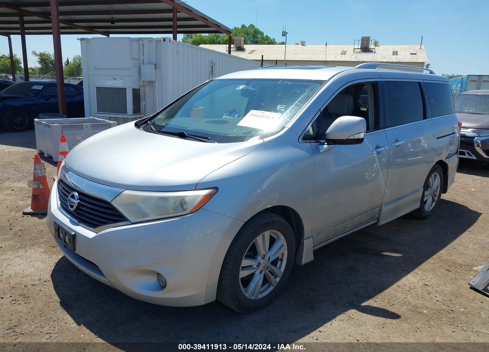 2013 NISSAN QUEST SL VIN: JN8AE2KP1D9068910