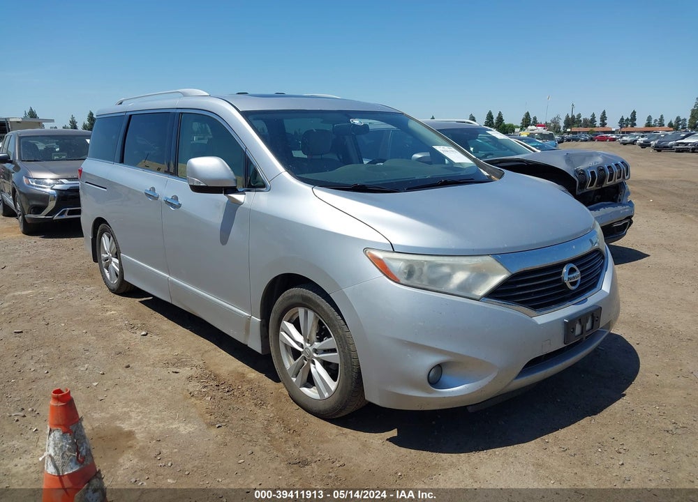 2013 NISSAN QUEST SL VIN: JN8AE2KP1D9068910
