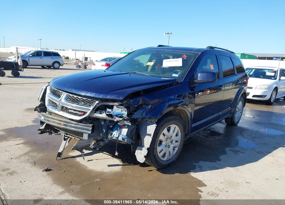 2019 DODGE JOURNEY SE VIN: 3C4PDCBB2KT856649
