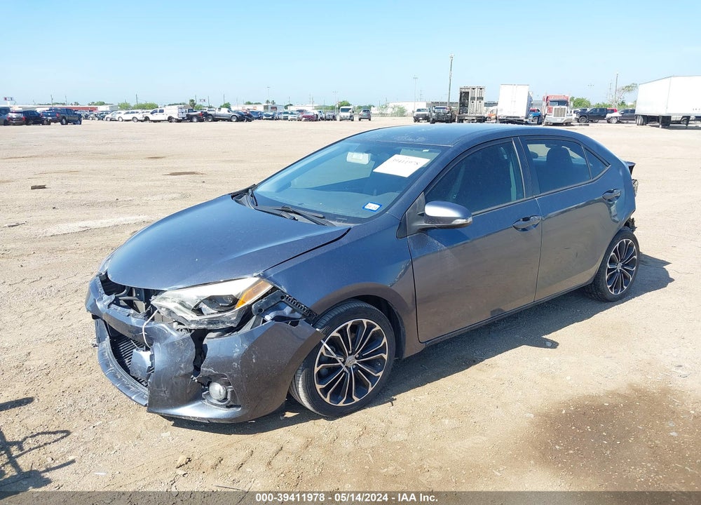 2015 TOYOTA COROLLA S PLUS VIN: 5YFBURHE3FP305279