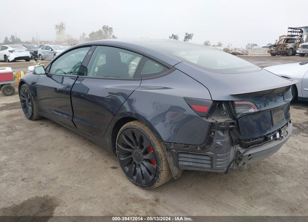 2022 TESLA MODEL 3 VIN: 5YJ3E1EC1NF296873