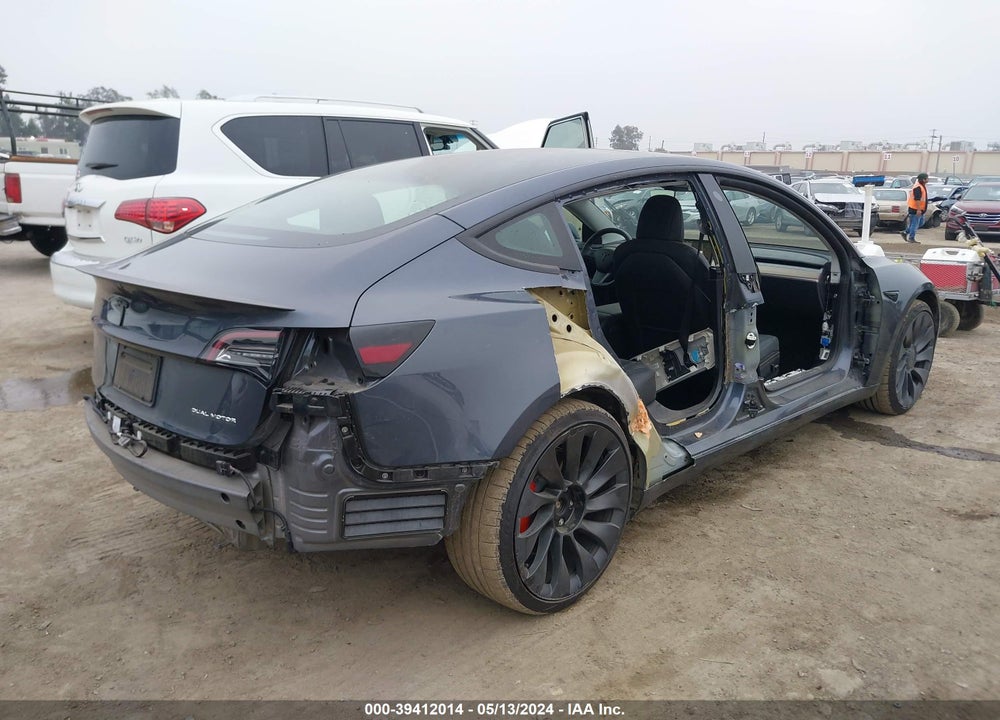 2022 TESLA MODEL 3 VIN: 5YJ3E1EC1NF296873