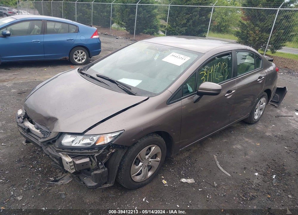 2014 HONDA CIVIC LX VIN: 19XFB2F57EE205574